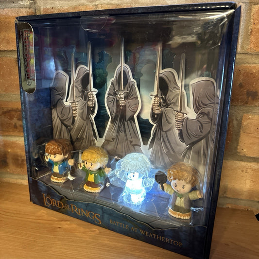 LORD OF RINGS Fisher Price Little People Collector WEATHERTOP SET LOTR Light Up