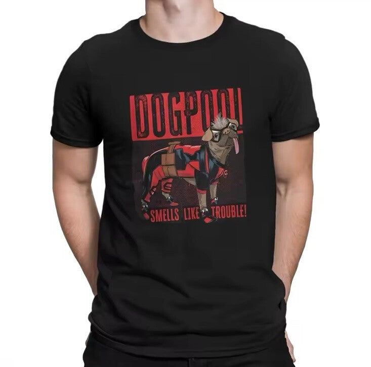 Dogpool Deadpool Short Sleeve Black Men's / Women's Medium T Shirt Uk Seller0