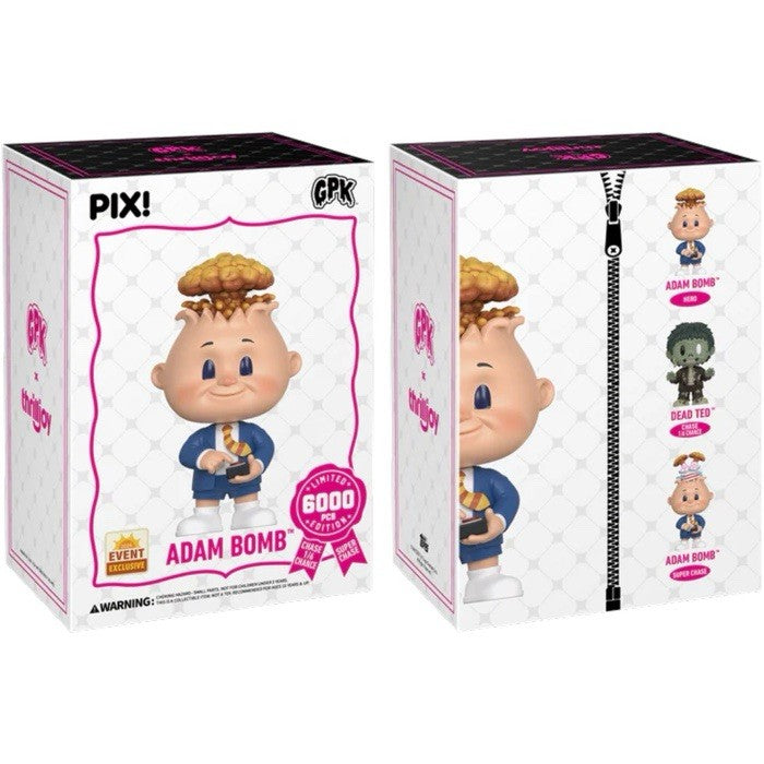 Thrilljoy PIX Garbage Pail Kids Adam Bomb Sealed 1st Ed Vinyl Figure SDCC 2025
