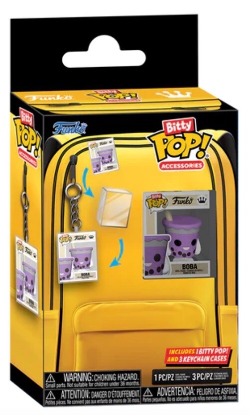 FUNKO BITTY POP! Boba 4 Pack Keychain Bitty verse In Stk Now Xmas Gift0