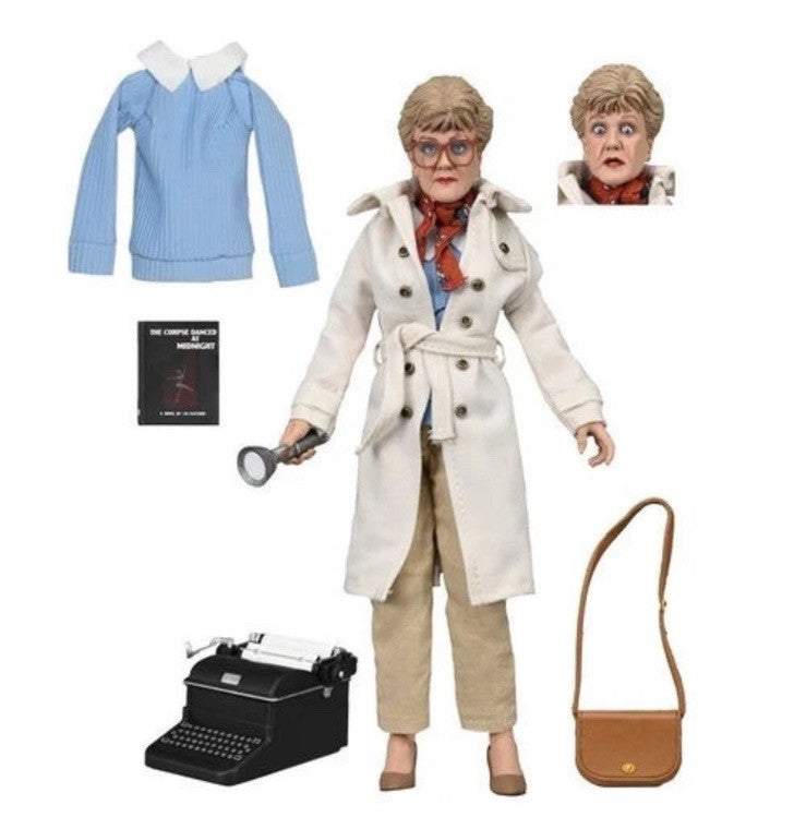 Official Neca MURDER SHE WROTE JESSICA FLETCHER 8" clothed action In Stk
