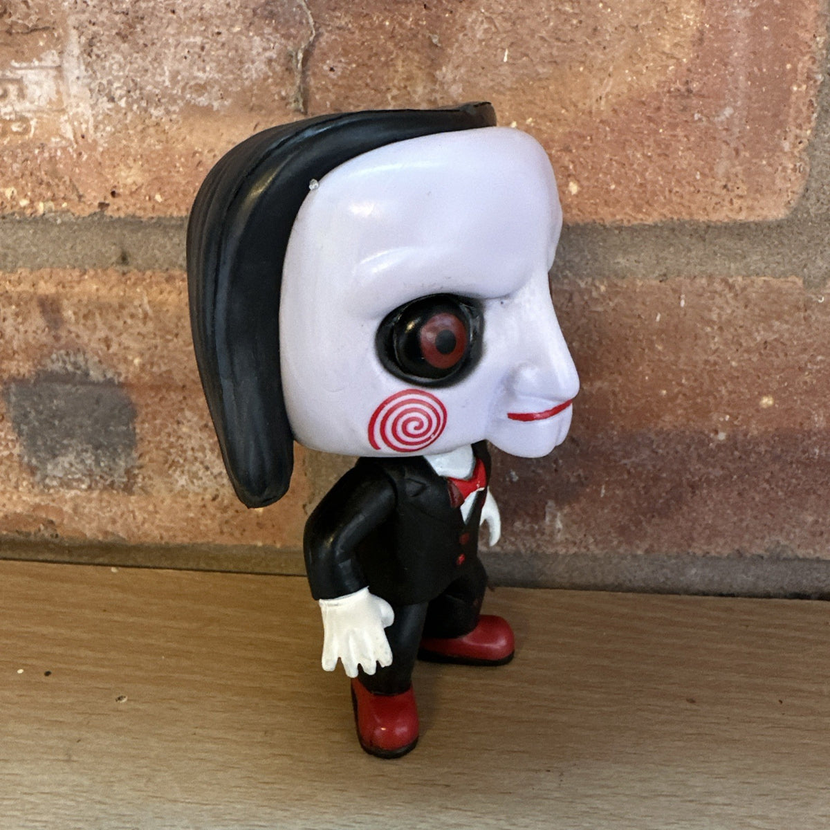 Custom Horror Pop Movies Billy Saw Jigsaw Puppet Hard Plastic Loose No Box1