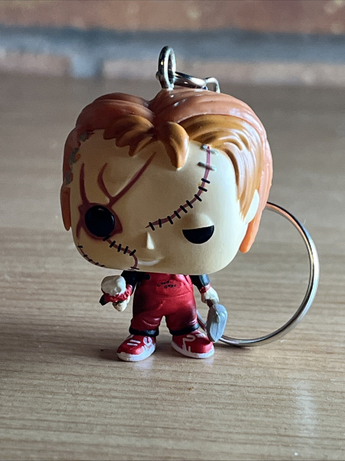 Funko Pocket Pop! Bloody Chucky Exc Custom  Key Ring Keychain Bride of Chucky0