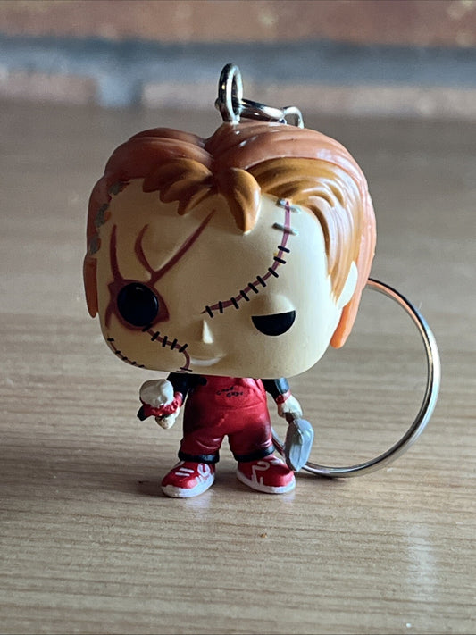 Funko Pocket Pop! Bloody Chucky Exc Custom  Key Ring Keychain Bride of Chucky0