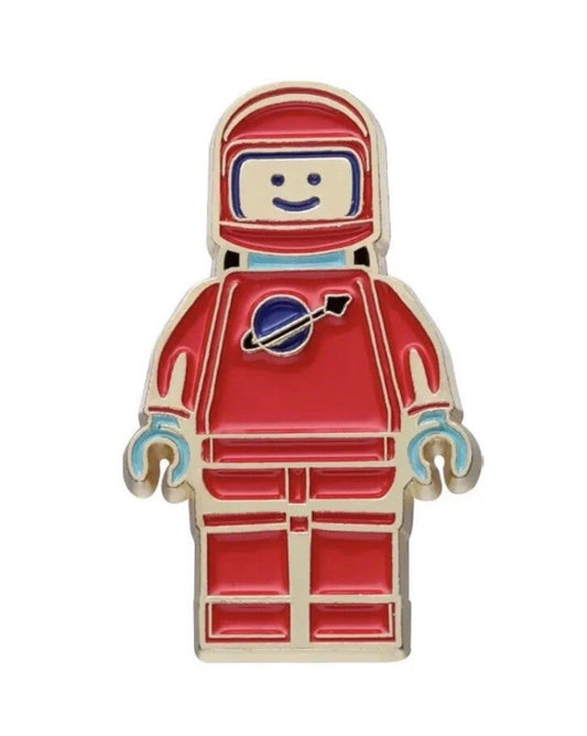 LEGO Classic Spaceman Enamel Pin Badge Red Astronaut Metal Lapel Brooch 3cm0