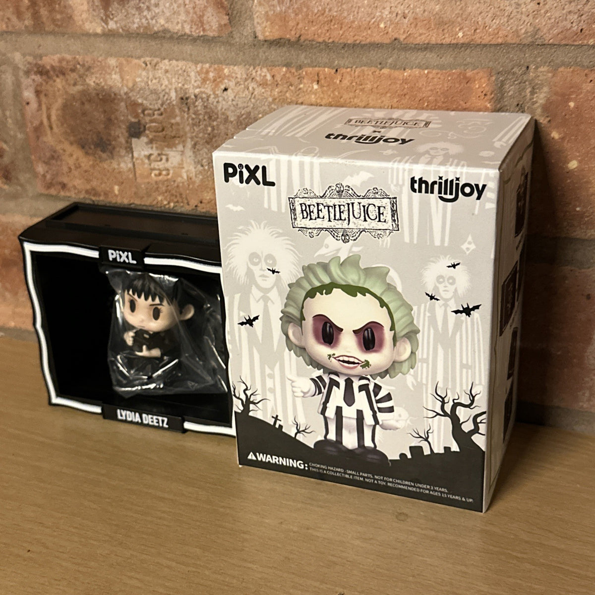 Thrilljoy Pixl Beetlejuice Lydia Deetz Vinyl Figure New Boxed BJ Horror1