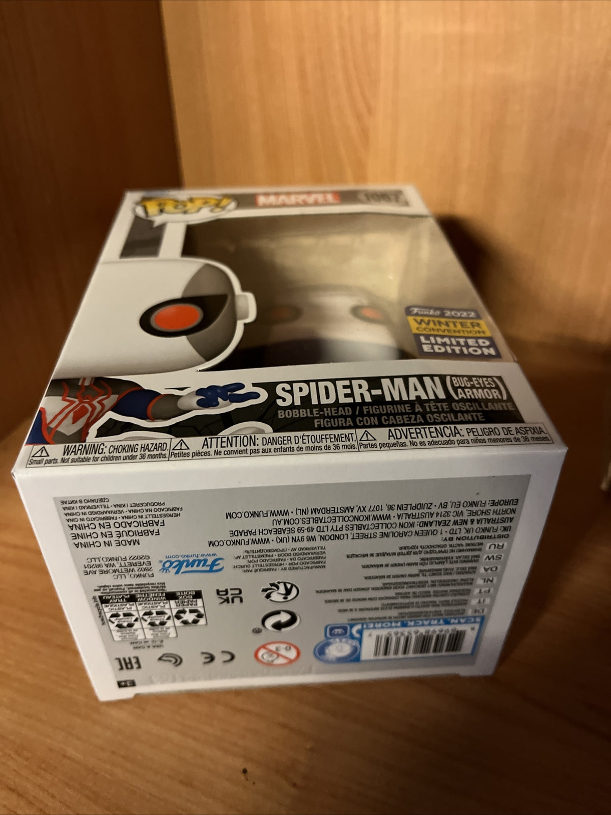 Funko Pop #1067 Spider-Man (Bug Eyes Armor) Vinyl Figurine, 2022 LTD EDT, BNIB3