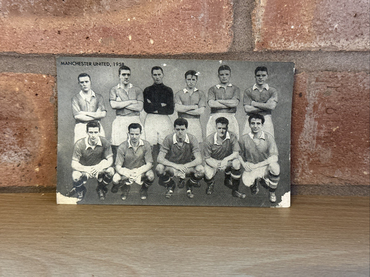Manchester United FC Team Football Card From 1957/58 Team Munich Tragedy1