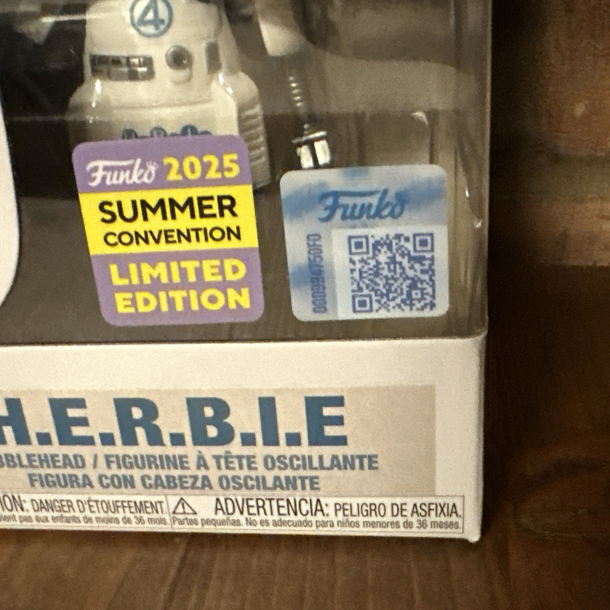 Funko Pop! H.E.R.B.I.E. Herbie Fantastic Four #1504 SDCC 2025  In Stock Now Exc4