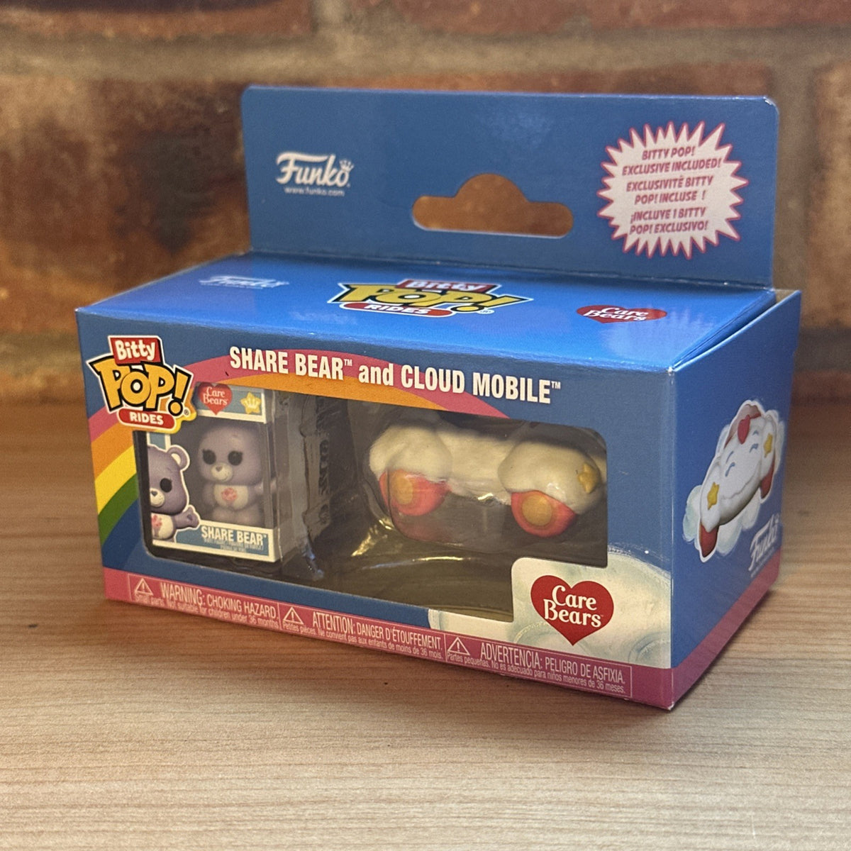 Carebears Share Bear Cloud Mobile Funko Bitty Pop! Ride In Stock Bittyverse0