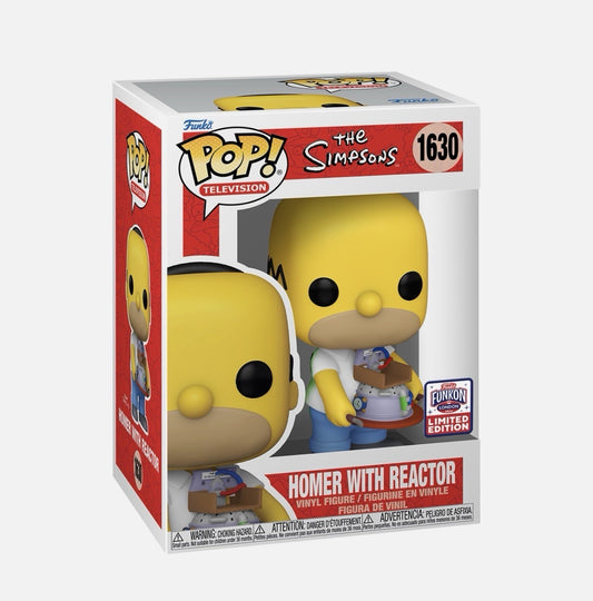 Funko Pop! Animation The Simpsons Homer With Reactor Funkon London #16300