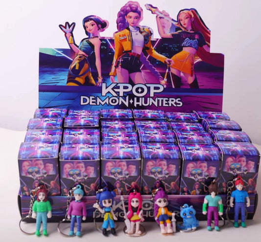 1x KPop Demon Hunters Rumi Mira Zoey Blind Box PVC Toys Action Figure Gift