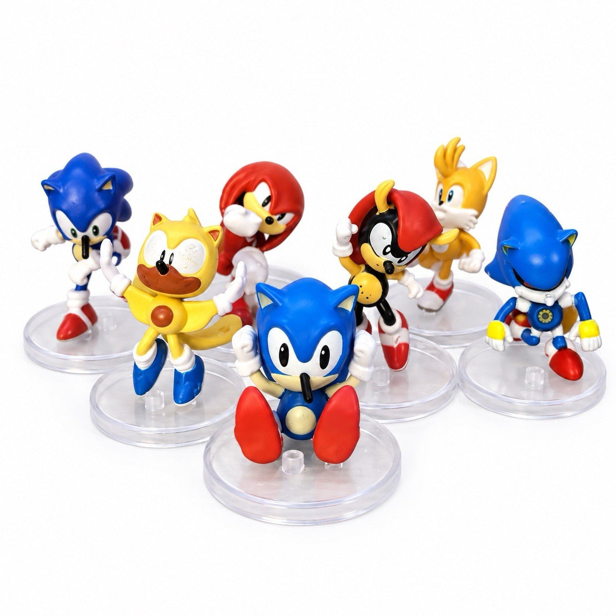 7 Pcs Sonic the Hedgehog PVC Action Game Figure Model Toy Decor Collectible Gift0