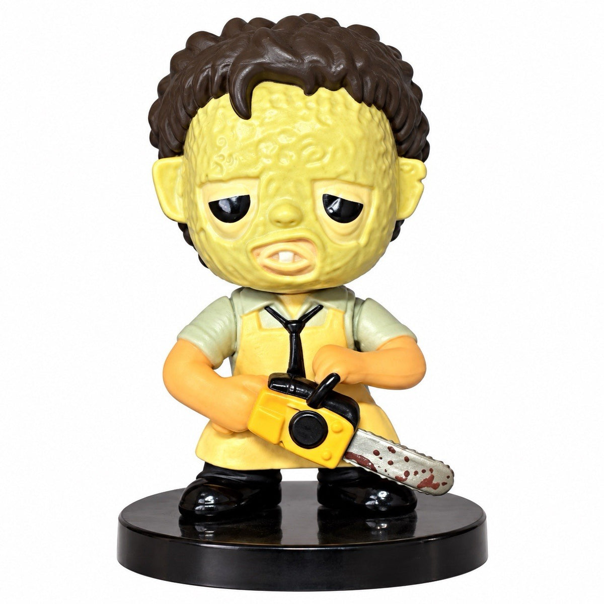 Horror Movie Theme Texas Chainsaw Pop Action Figure Leather Face Halloween 5.5cm0