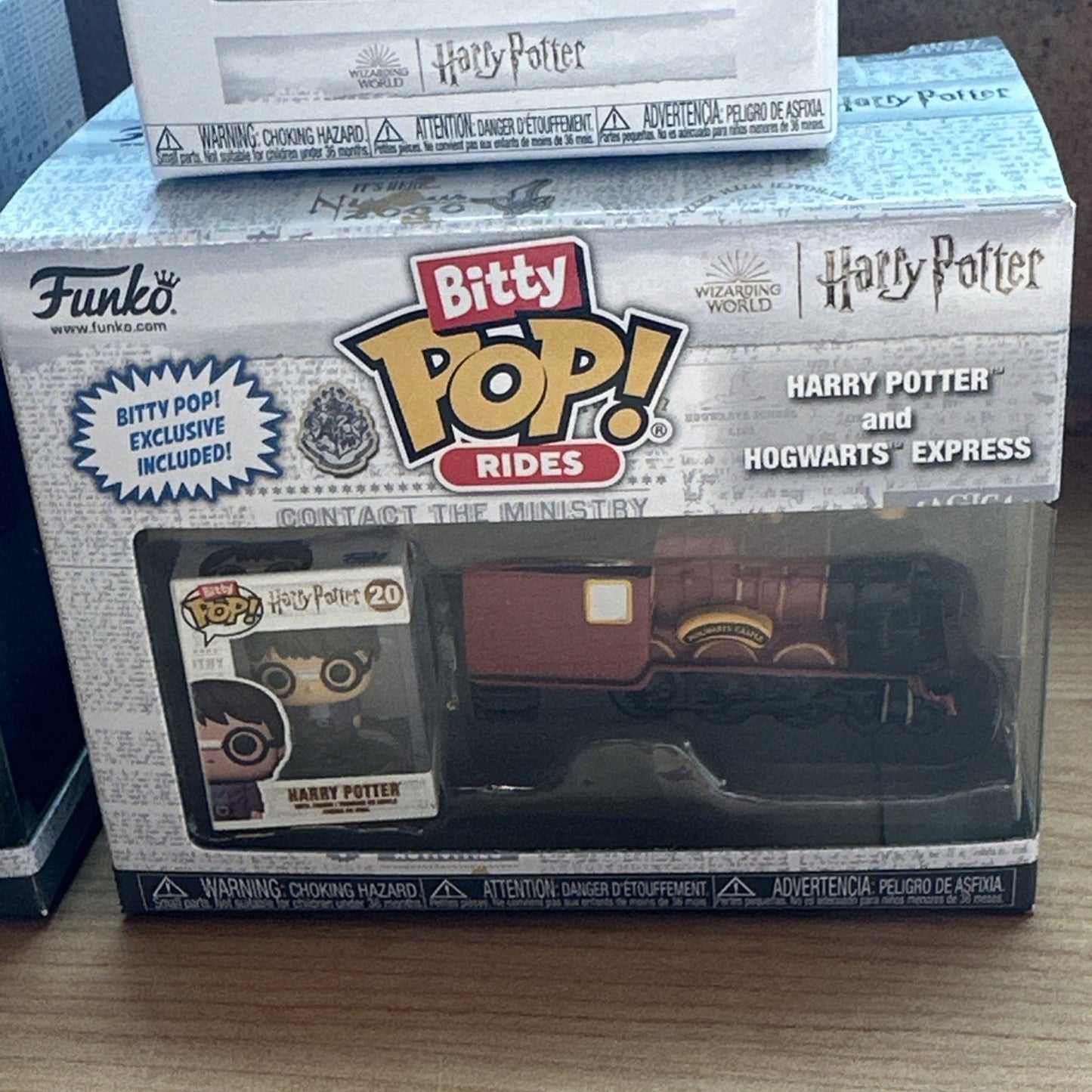 HARRY POTTER Funko Bitty Pop Gift Set HOGWARTS Train Olivander House + 2 Deluxe