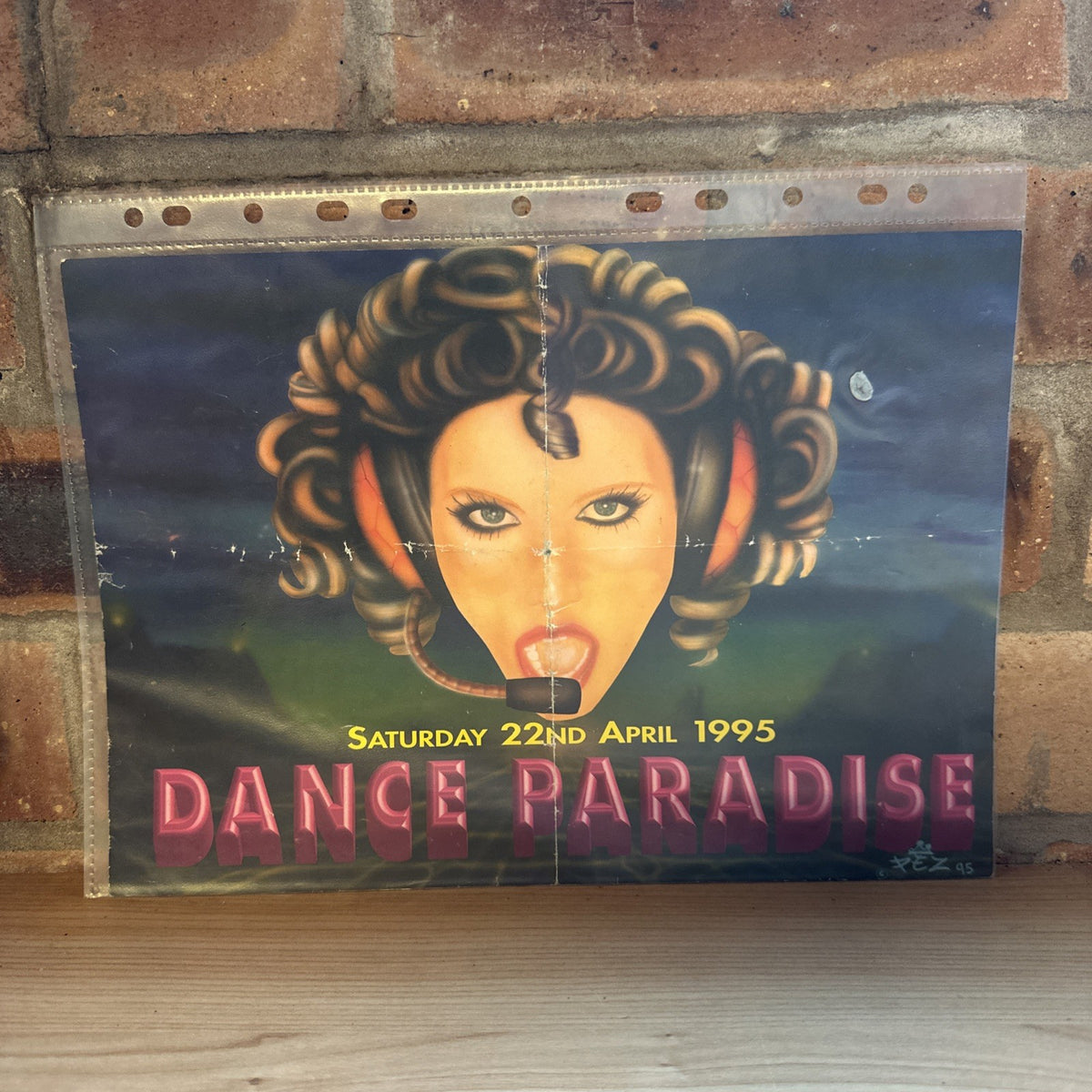 Rave Flyer Dance Paradise 22 Apr 1995 @ Tiffany’s Gr Yarmouth Folded Flyer0