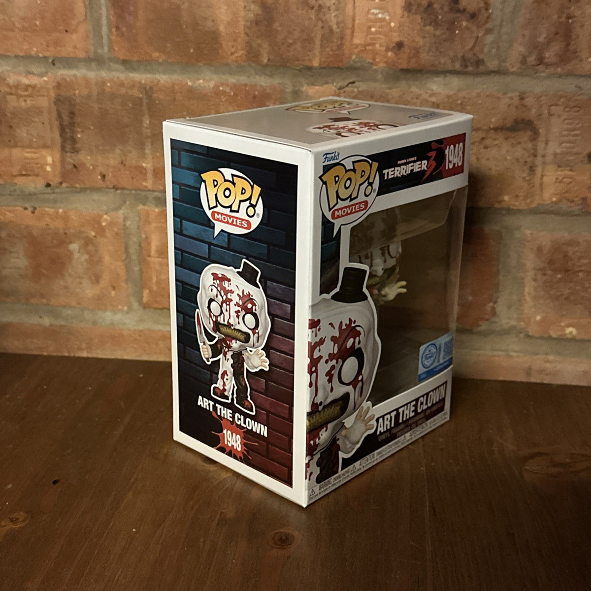 Funko Pop! Art the Clown with Knife (Bloody)  Terrifier 3 New In Stock Horror3
