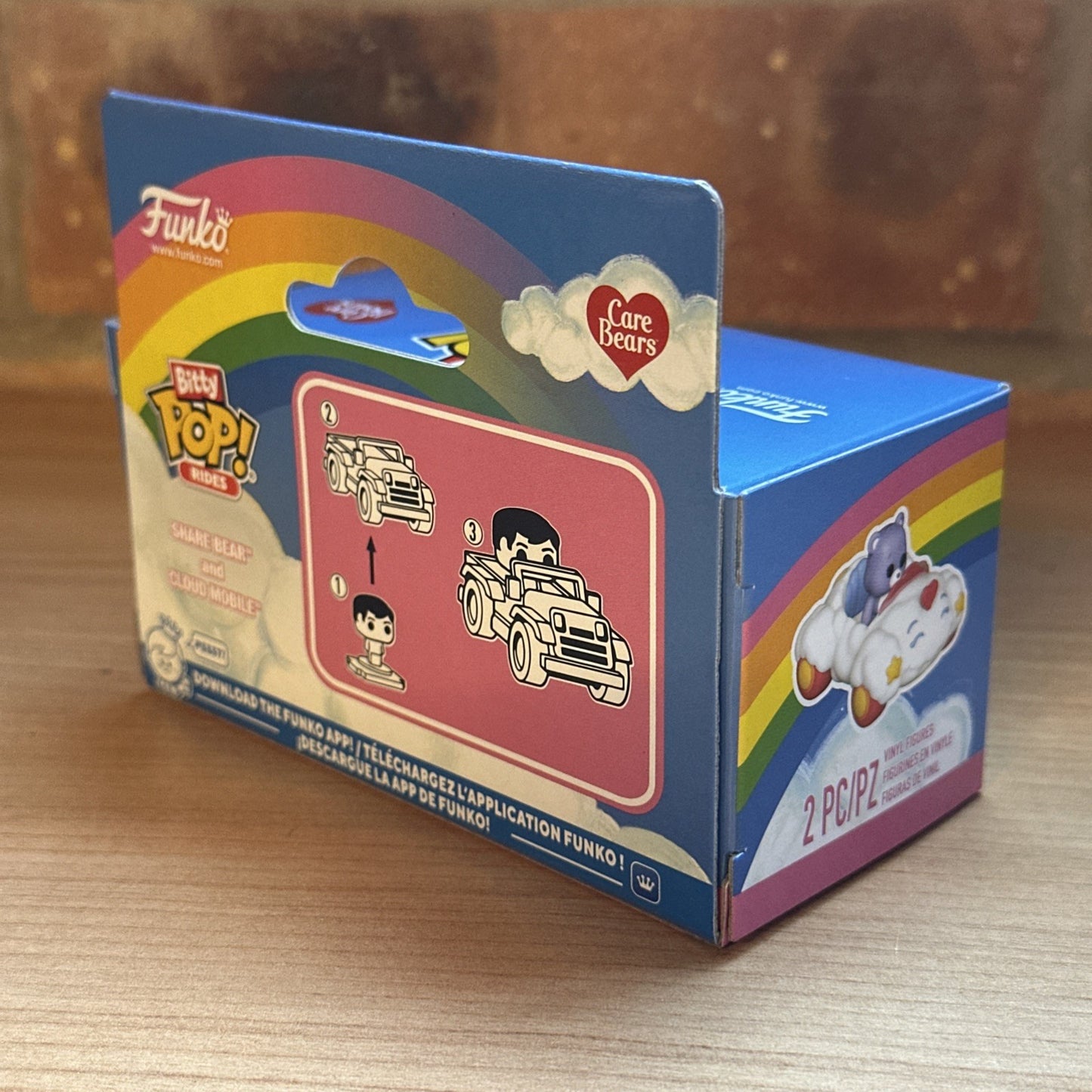 Carebears Share Bear Cloud Mobile Funko Bitty Pop! Ride In Stock Bittyverse