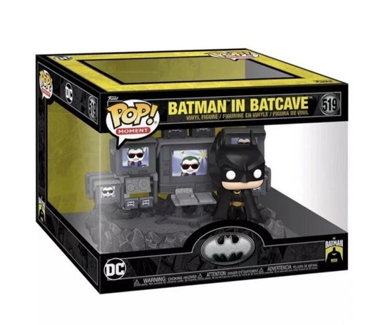 FUNKO POP MOMENT BATMAN IN BATCAVE  BATMAN 85TH ANNIVERSARY In Stock Town Rides