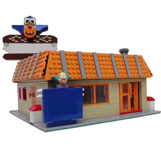 The Simpsons – KRUSTY BURGER  - Building Blocks Bricks PDF Ins No Box/figs/stkrs