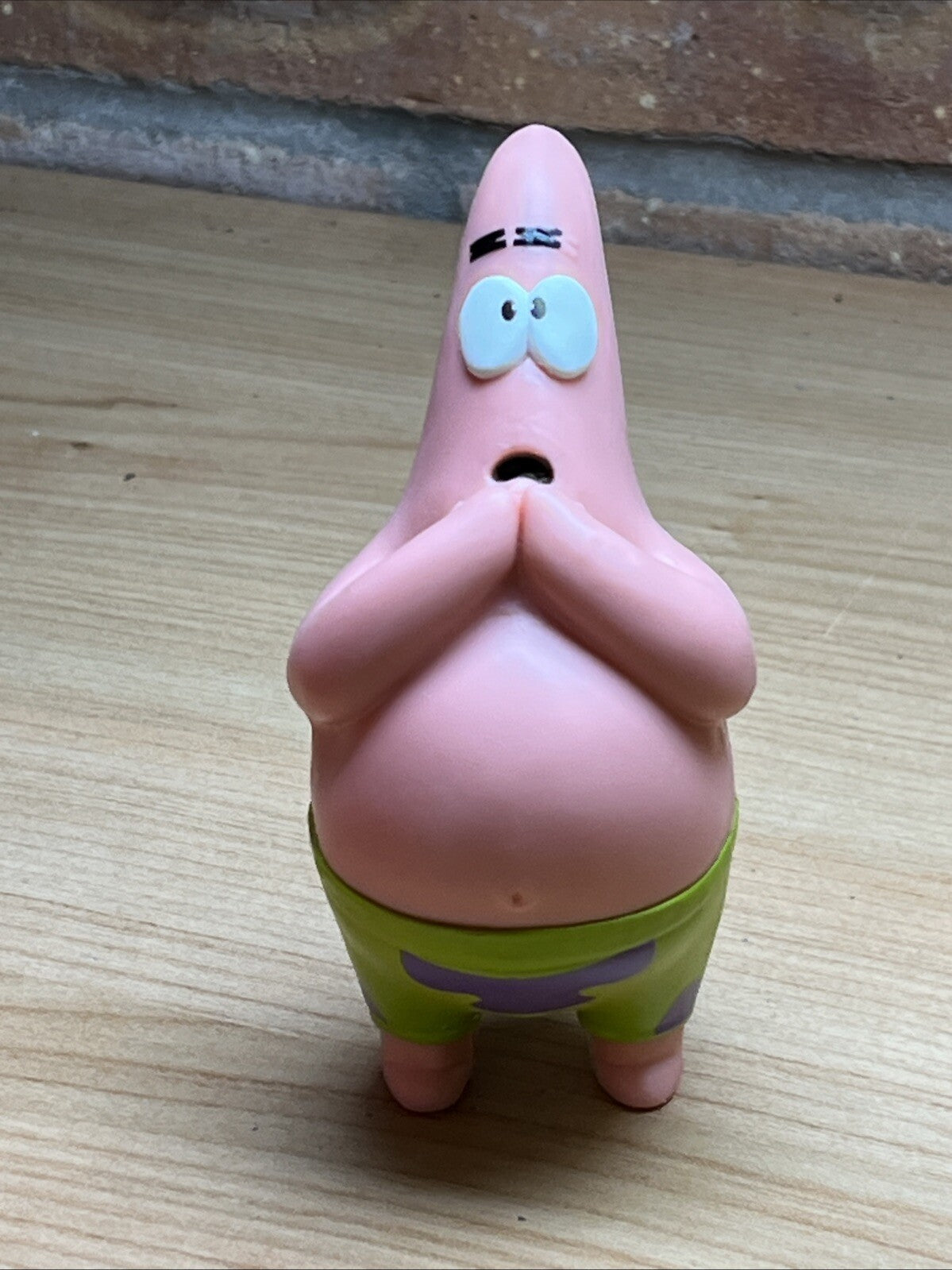 SpongeBob Figure Patrick Star Worried  Action Figure Toy 9-10cm Cult Gift box0