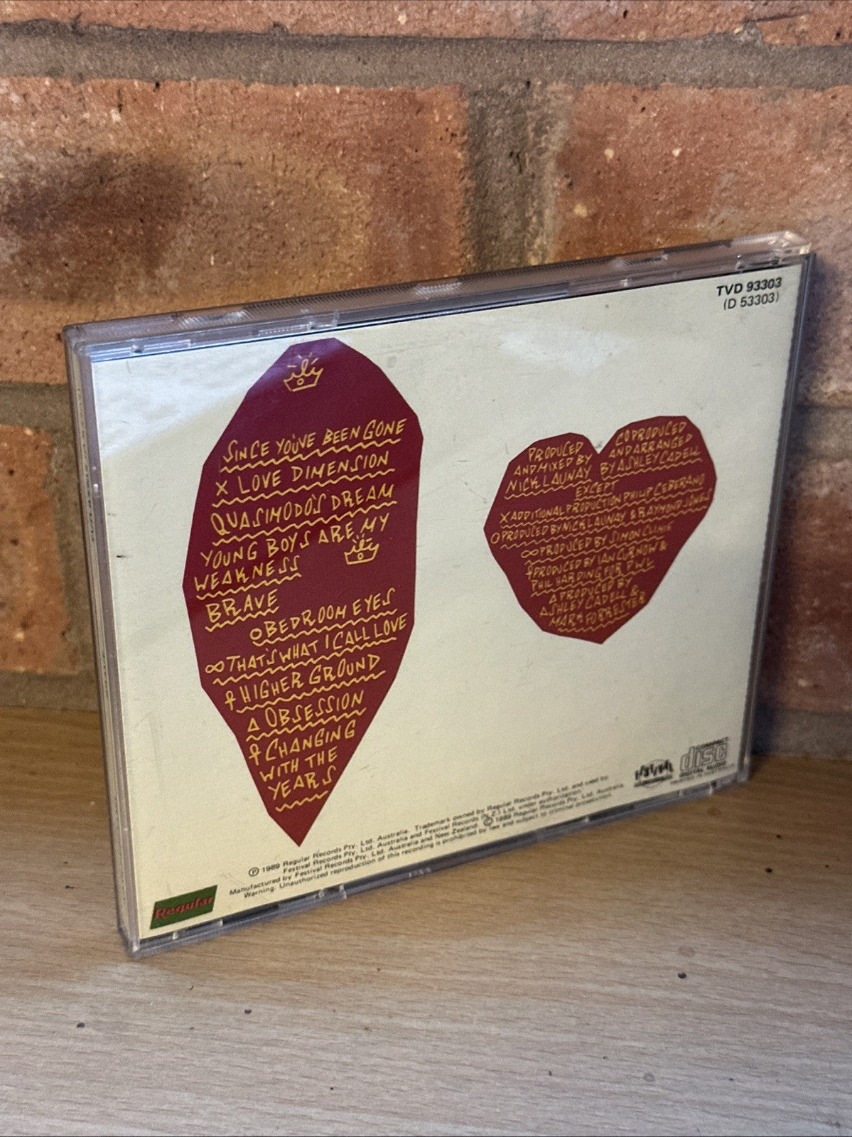 KATE CEBERANO - Brave CD 1989 Festival Exc Cond! No Barcode Mint Cd1