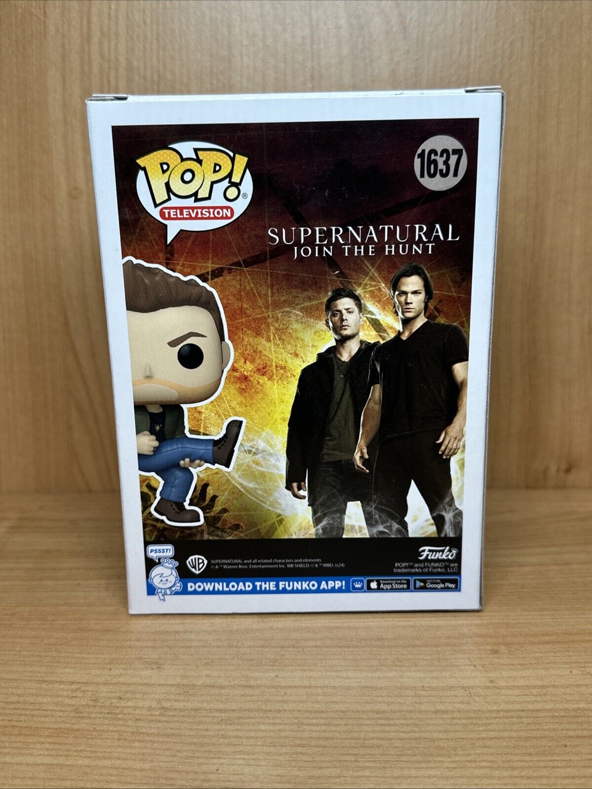 Supernatural Dean Winchester Eye of Tiger Mystery Box + 3 Exc Funko Pops #1637