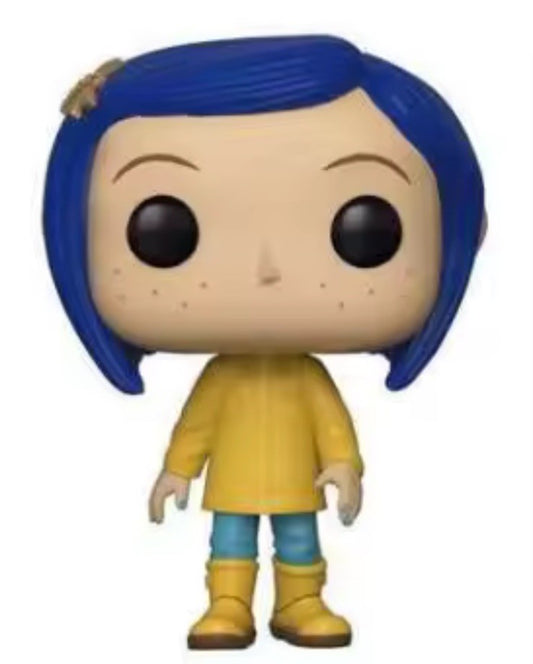 Custom Coraline in Raincoat Pop Vinyl Figure Collectible No Box In Stk Now