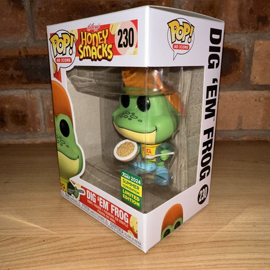 Funko Pop Dig ‘Em Frog 230-2024 Summer Convention-Limited Edition-FREE POSTAGE