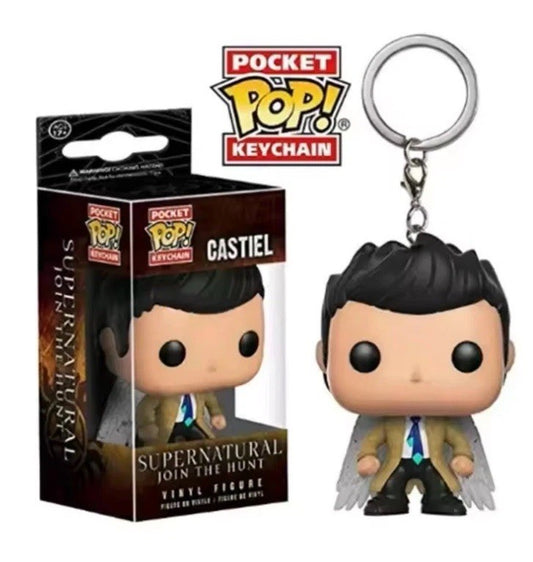 Castiel Wings Supernatural Pocket Pop Keyring Collectable Vinyl Figure Cult Tv