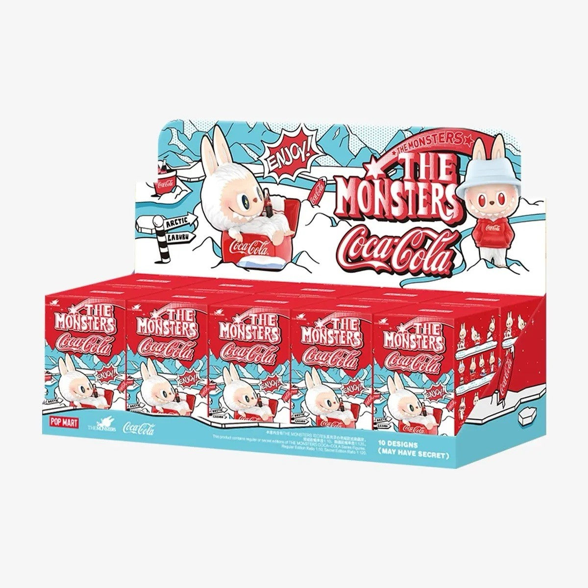 💯 Official POP MART Monsters Little Snowman Labubu  Coca-cola Series Sealed