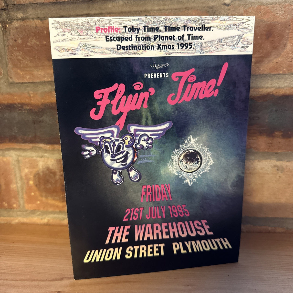 Rave Flyer Flying Time 21st July 1995 The Warehouse Union St Plymouth0
