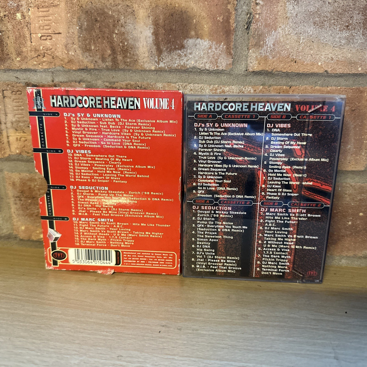 Hardcore Heaven Volume 4 Cassette Bundle 90s Rave Music Sy Vibes Seduction1