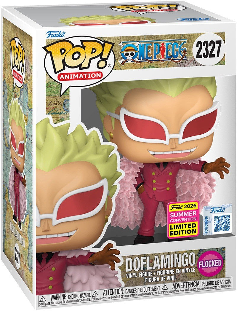 2026 SDCC Funko Pop! One Piece Doflamingo (Flocked) Shared Sticker5