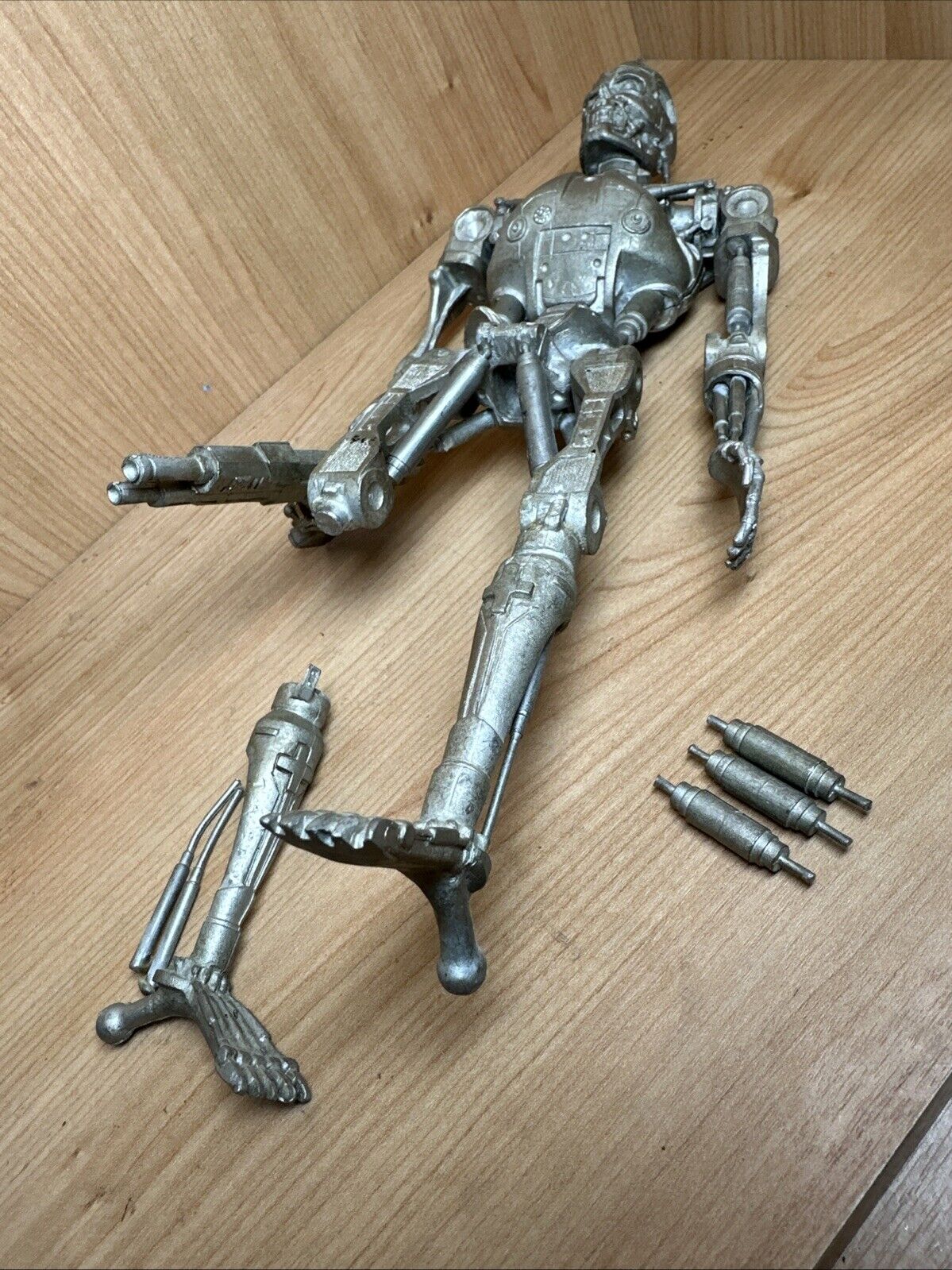 Hand Sculpted Metal Terminator ENDOSKELETON T800 30cm Schwarzenegger Comic Con