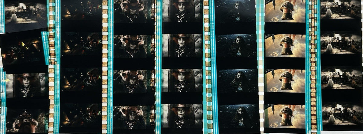Alice In Wonderland, 35mm Film Cell Bundle, 25x Cells, Tim Burton Johnny Depp0