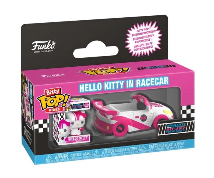 FUNKO Bitty Pop! Rides Hello Kitty in Race car 0