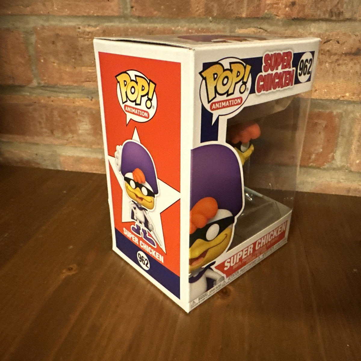 Funko Pop! Animation: Super Chicken #962 Vinyl Figure Cult Gift Collect1