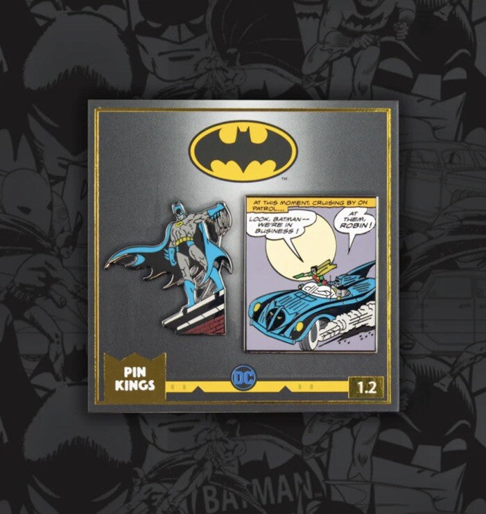 2x Batman Enamel Pin Kings Badge Collectables Superheroes Comic Film Gift 1.20