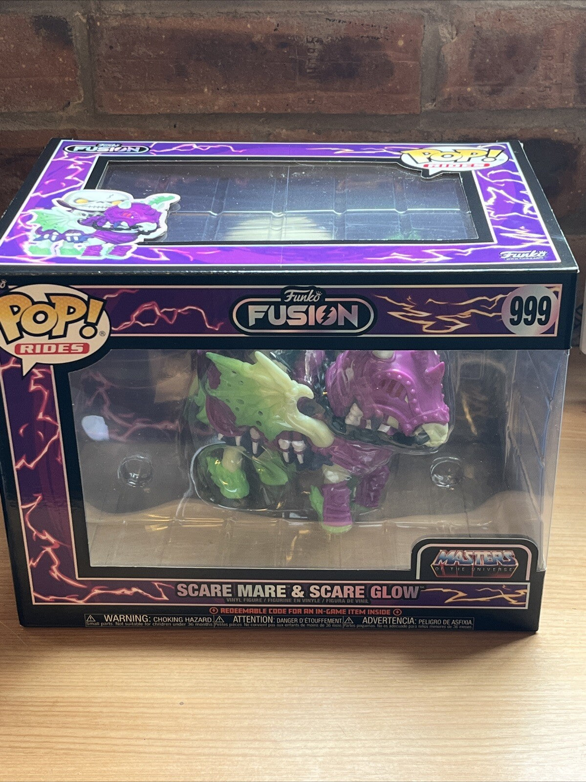 Funko Fusion Scare Mare & Glow Masters of the Universe He-man Skeletor Figure1