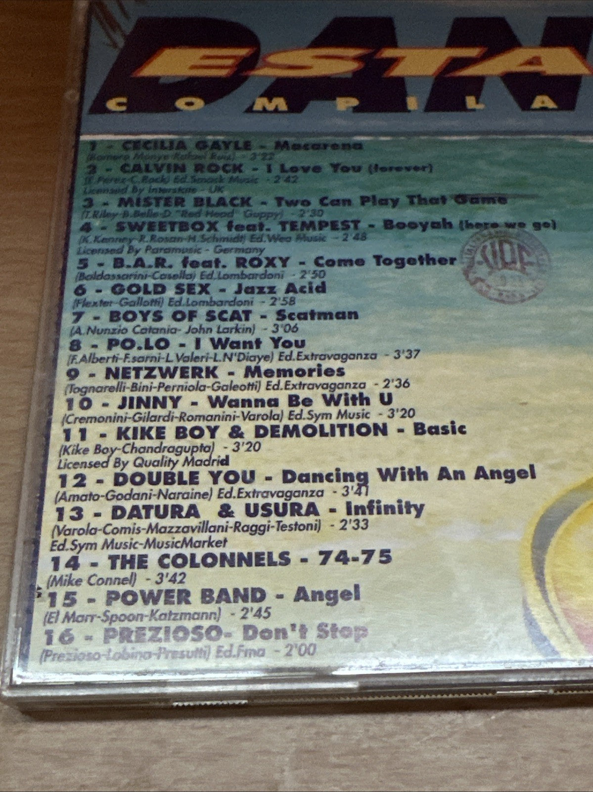 Dance Estate - Various Artists 90’s Dance 16 Track Cd Electronic2