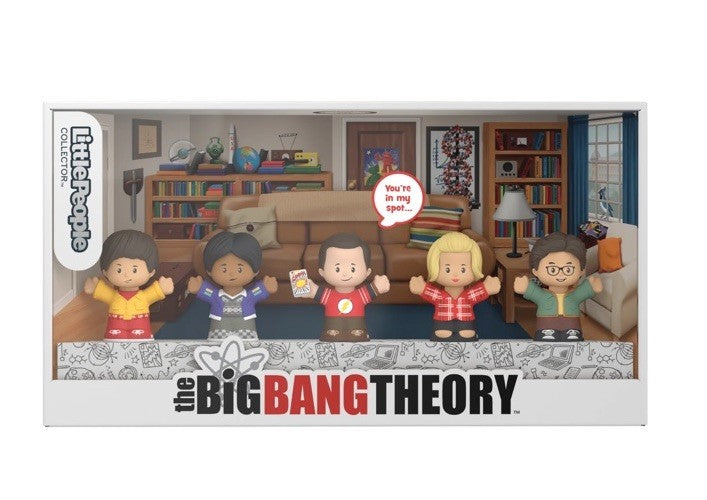 BIG BANG THEORY LITTLE PEOPLE Collector Set 5 figure 7cm FISHER PRICE In Stk