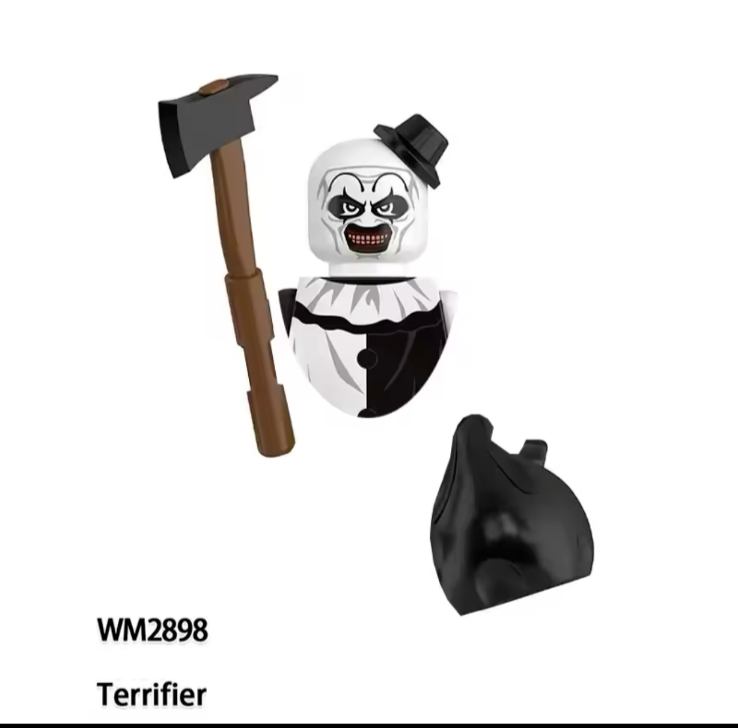 Brick Minifigure Horror Freddy Myers Alien Lector Pyramid Head Regan billy Art