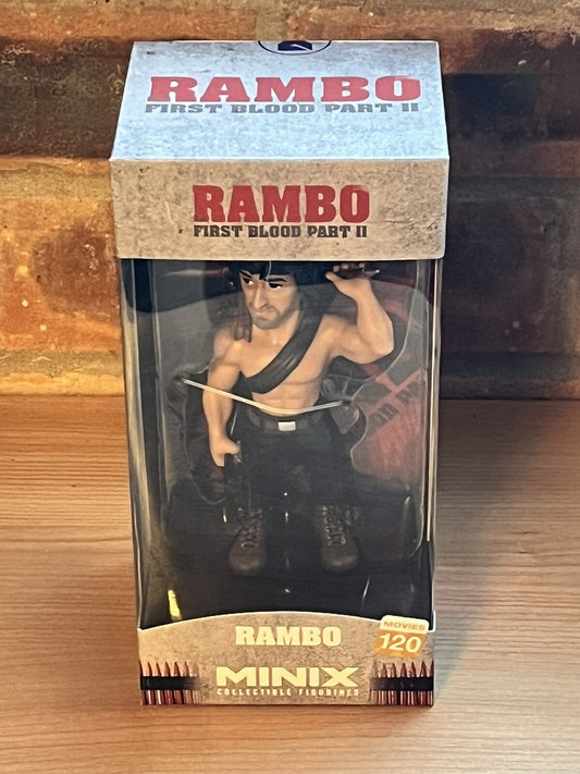 Minix Figures Rambo With Bow First Blood Part 2 Action Figure NEW Cult Ltd Ed
