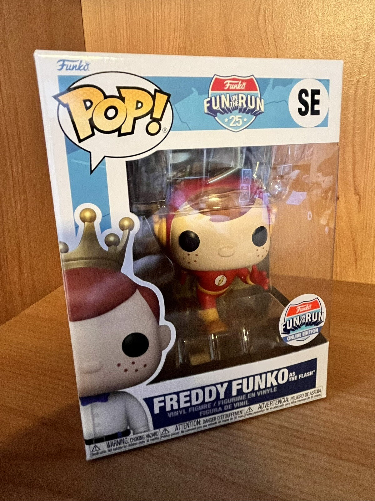 Funko Pop Freddy Funko As The Flash Fun On The Run Limited Exclusive Vinyl Fig1