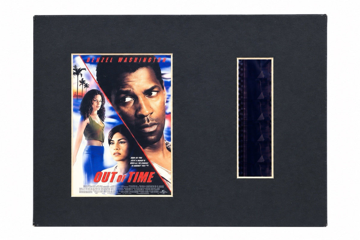 Out of Time Single Film Cell - 2/200 Movie Gift 8x10 Washington Mounted0