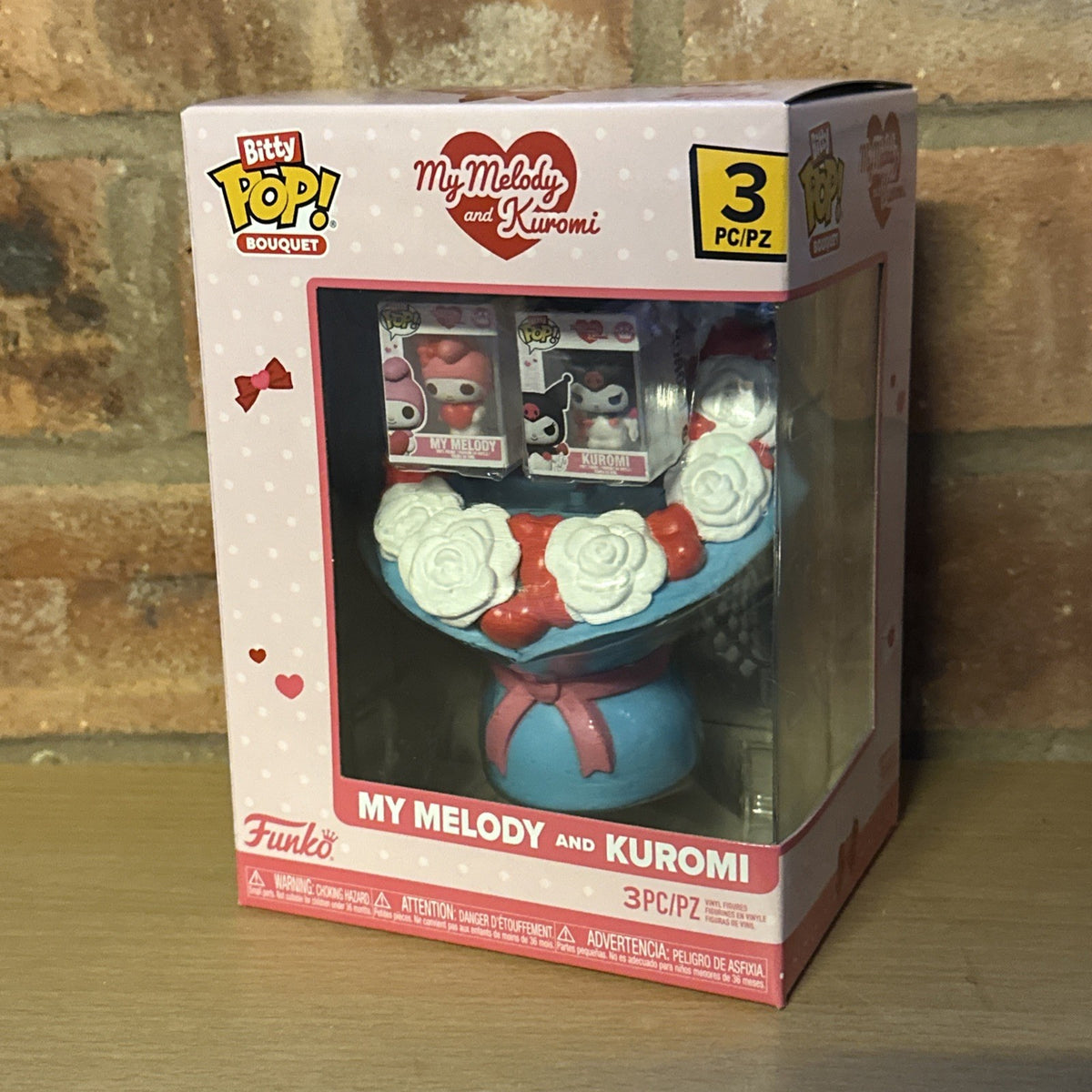 FUNKO Bitty Pop! Bouquet My Melody & Kuromi Valentine Gift Collect Set Anime0