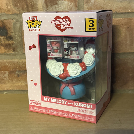 FUNKO Bitty Pop! Bouquet My Melody & Kuromi Valentine Gift Collect Set Anime0
