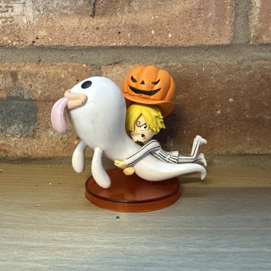 Sanji In Pinstripe Suit On Negative Hollow One Piece Anime Halloween Vinyl Figur0