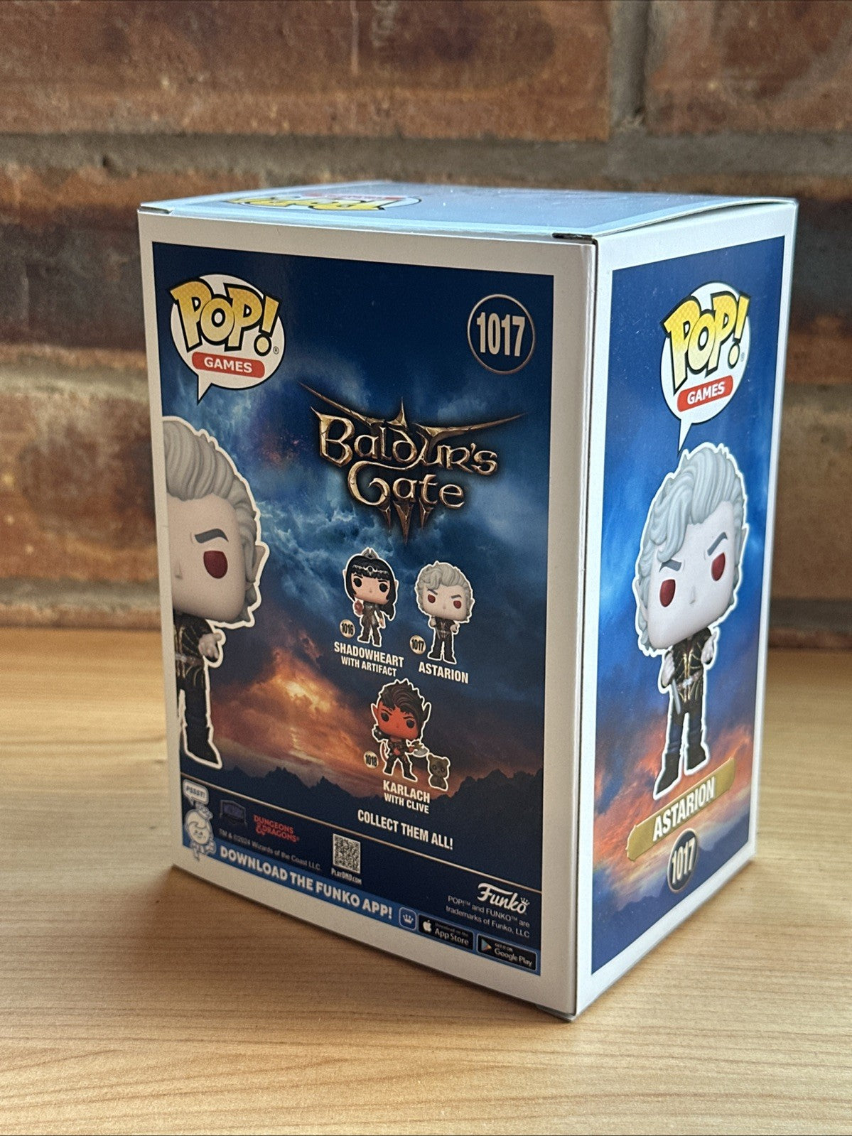 Funko Baldur's Gate 3 Astarion Vinyl Figure 1017 POP! Games Gaming Baldur3